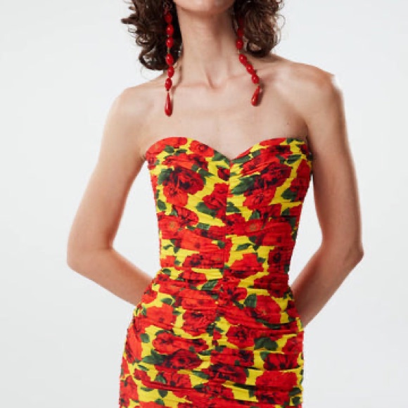 The New Arrivals Ilkyaz Ozel Goldie Tropicana Dress